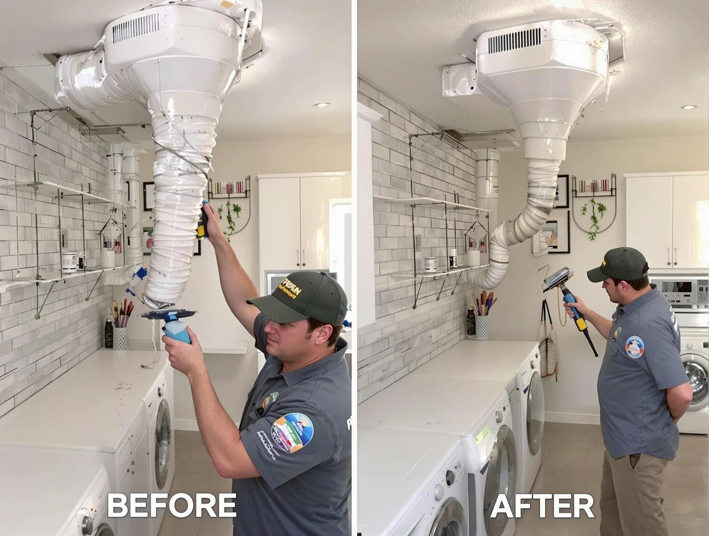 Professional dryer exhaust vent cleaning by Woodmoor Dryer Vent Cleaning in Woodmoor