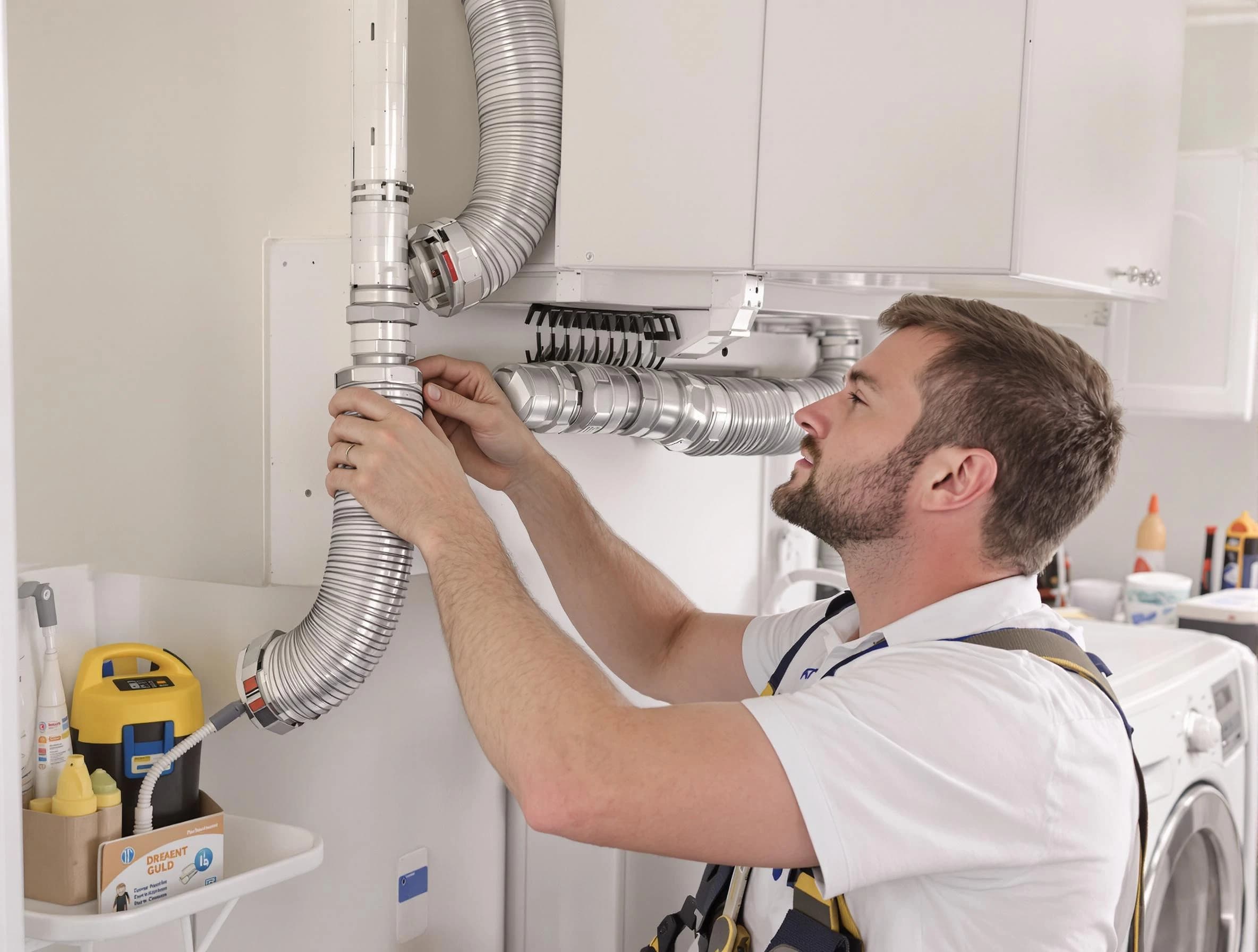 Professional dryer vent repair and installation by Woodmoor Dryer Vent Cleaning in Woodmoor