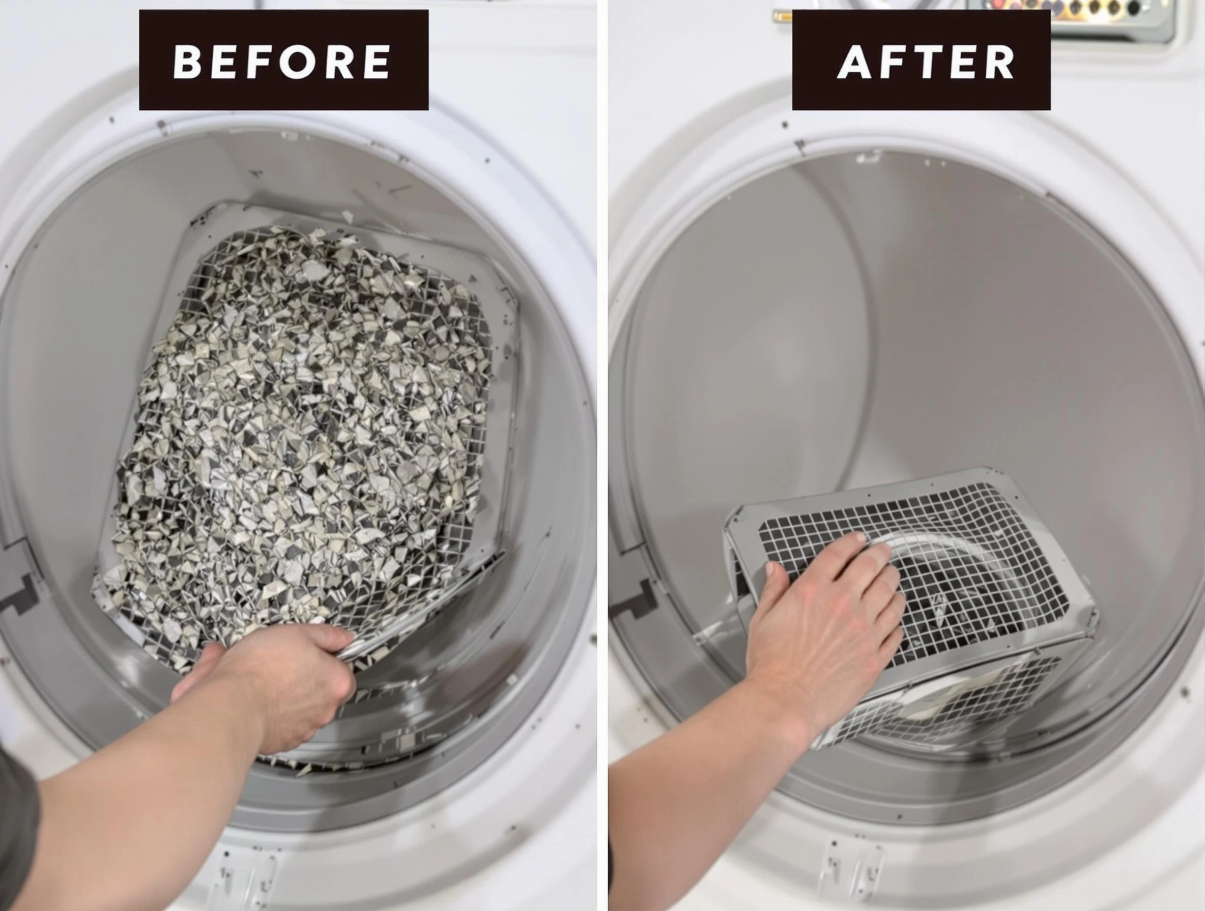 Professional lint trap cleaning by Woodmoor Dryer Vent Cleaning in Woodmoor